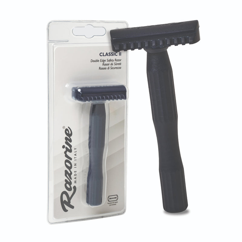 Rasoio Double Edge Open Comb Classic II Blue Night Razorine 21012