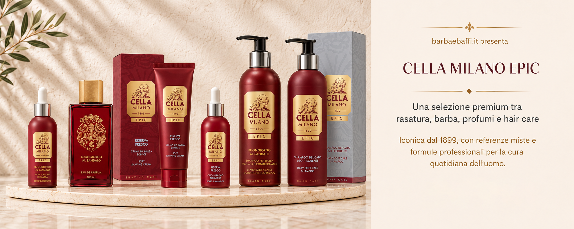 Cella Milano Epic - routine rasatura, barba e cura uomo