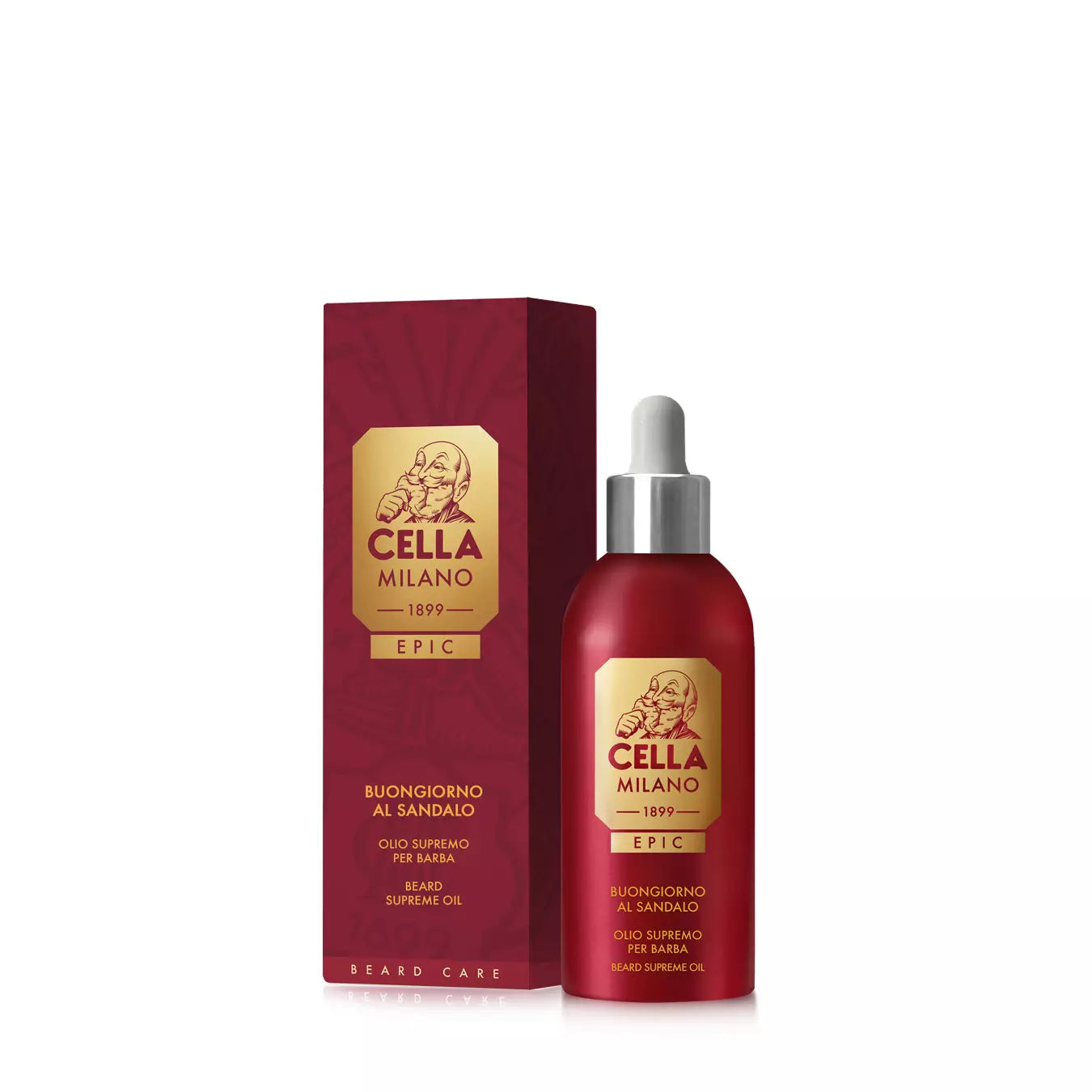 Olio Supremo per Barba Buongiorno al Sandalo Beard Care Cella 50 ml.