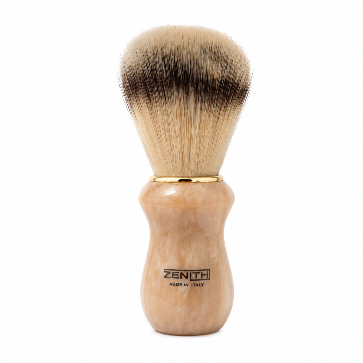 Pennello Barba Manico Marmorizzato Ciuffo Syntetic Zenith 502 TS