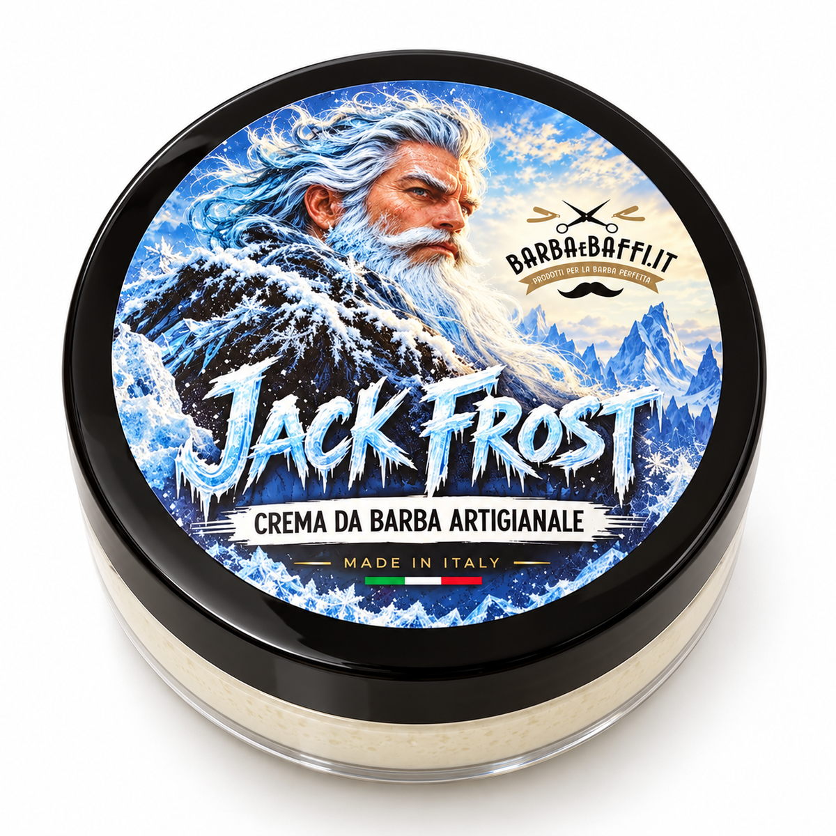 Crema da Barba Jack Frost Barbaebaffi 150 ml.