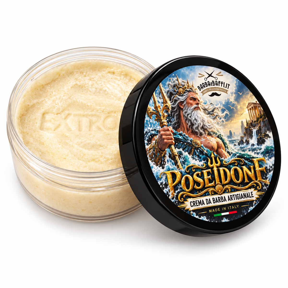 Crema da Barba Poseidone Barbaebaffi 150 ml.