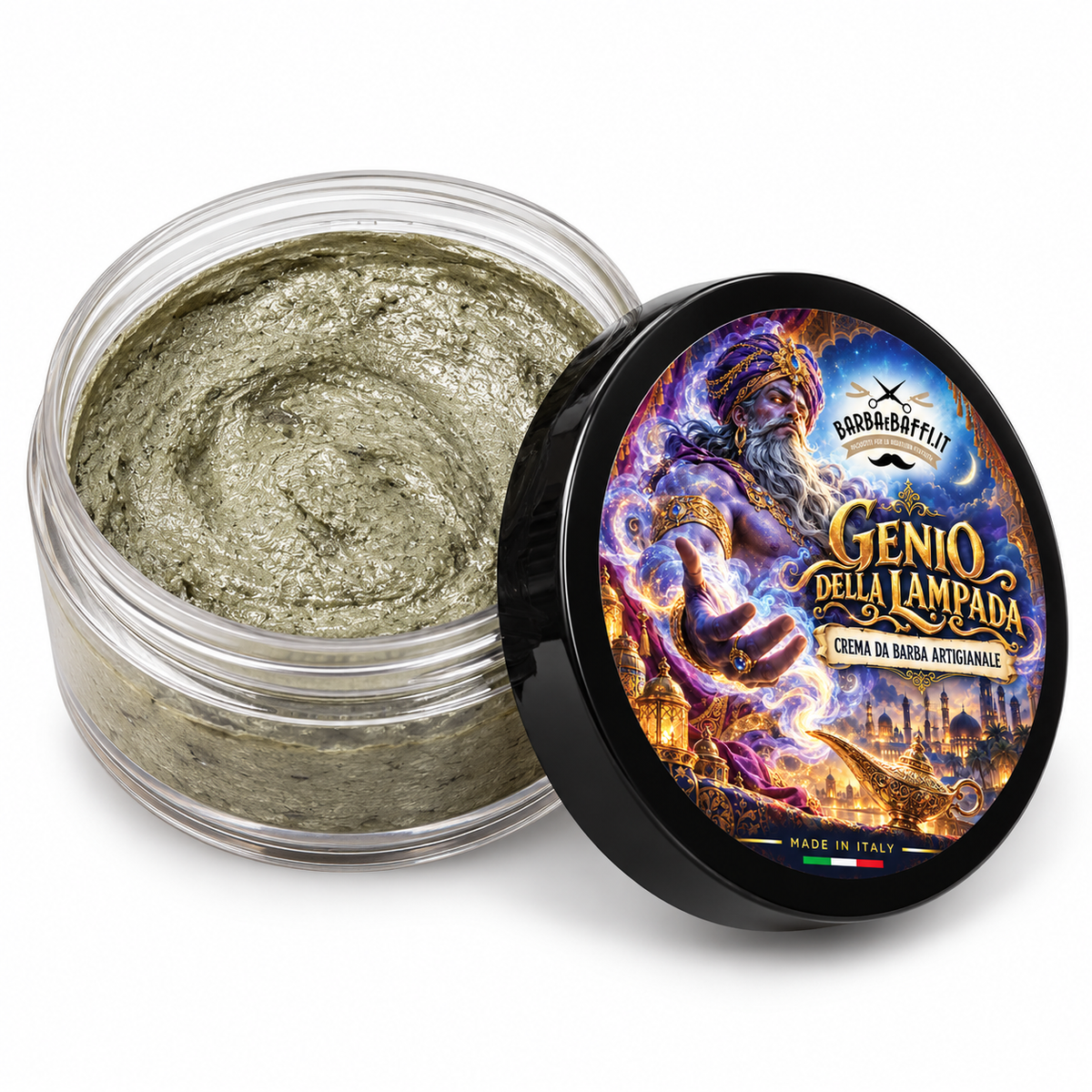 Crema da Barba Genio della Lampada Barbaebaffi 150 ml.