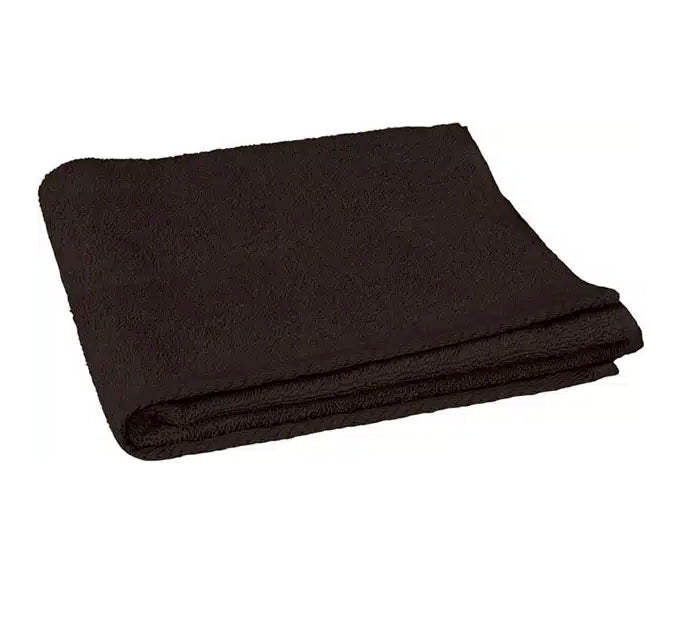 Asciugamano in microfibra colore Nero 45 x 85 cm 390g/sqm Sin