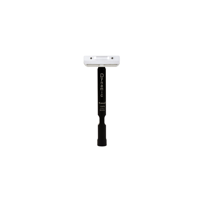 Rasoio Focus Dynamic R48 Alluminio Nero mezza lama