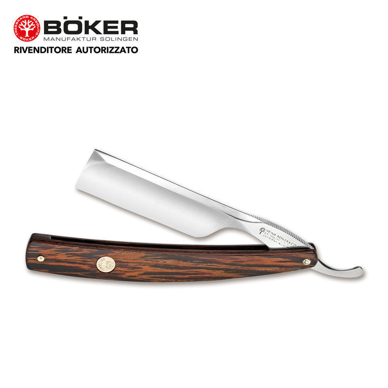 Rasoio Mano Libera The Celebrated Manico Wenge 6/8 Boker 140534