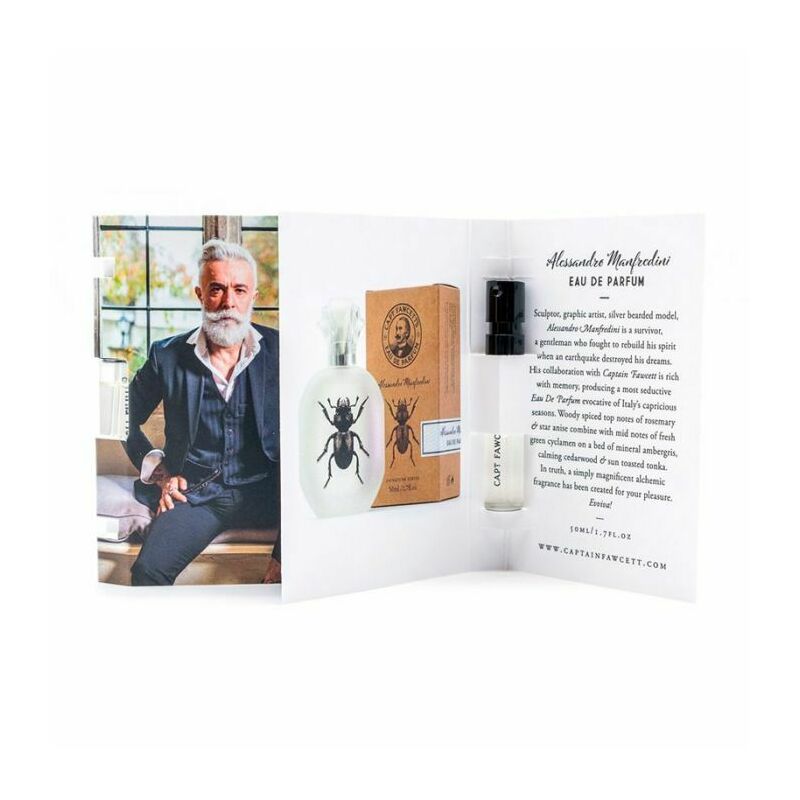 Eau de Parfum A. Manfredini Captain Fawcett Samples 2 ml