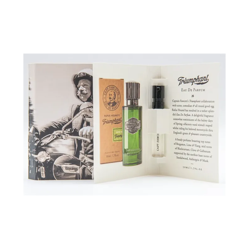 Eau de Parfum Triumphant Captain Fawcett Samples 2 ml