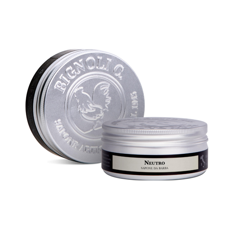 Sapone da Barba in Crema Neutro  Saponificio Bignoli 175 gr