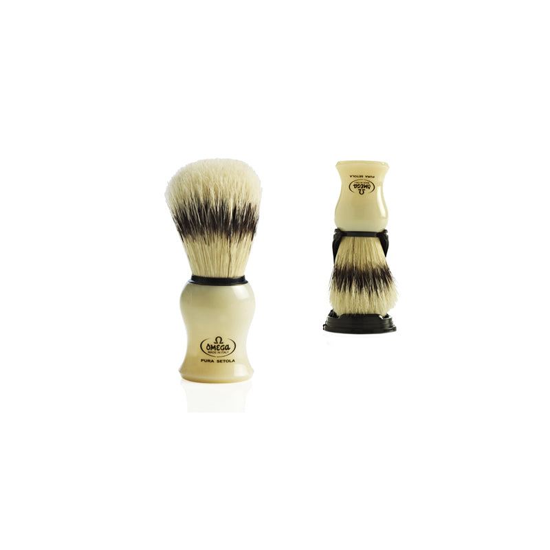 Pennello da barba in pura setola – effetto tasso Omega 80266
