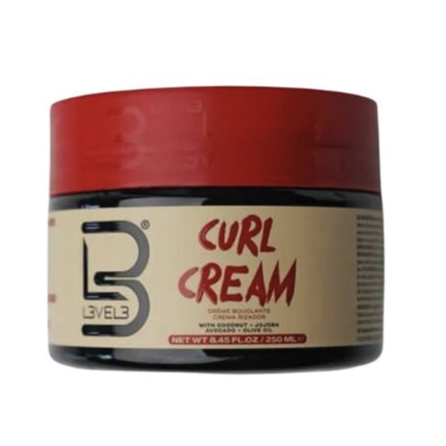 Crema per Capelli Ricci Curl Cream L3VEL3 250 ml