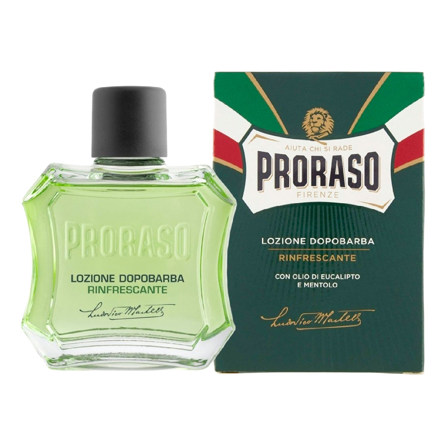 Dopobarba Liquido Eucalipto e Mentolo Proraso Linea Verde 100 ml.