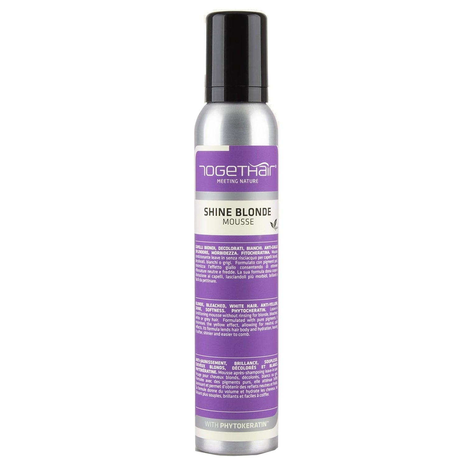 Mousse Antigiallo Shine Blonde Vegan Togethair 200 ml